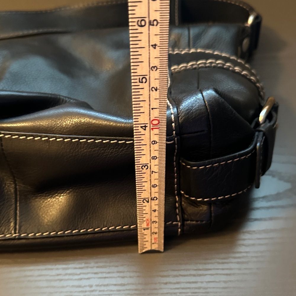 Fossil Black Leather Handbag - Picture 11 of 11